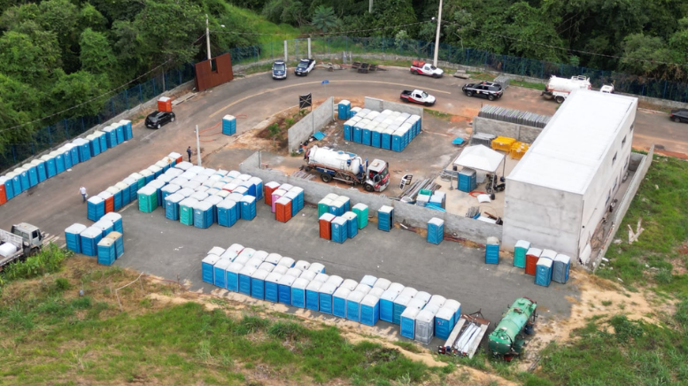 DIG de Americana flagra descarte ilegal de resíduos no Rio Piracicaba (Foto: Polícia Civil)