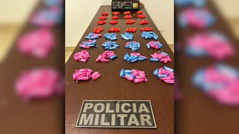 Homem é preso por tráfico de drogas com mais de 300 porções de cocaína e crack em Sumaré (Foto: 48º BPM/I)